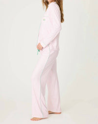 Pj Salvage - Happy On The Court Striped Pajama Set