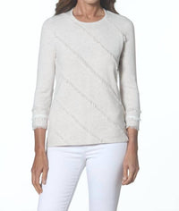 J'Envie/Eli - Fringe Trim Tunic Top