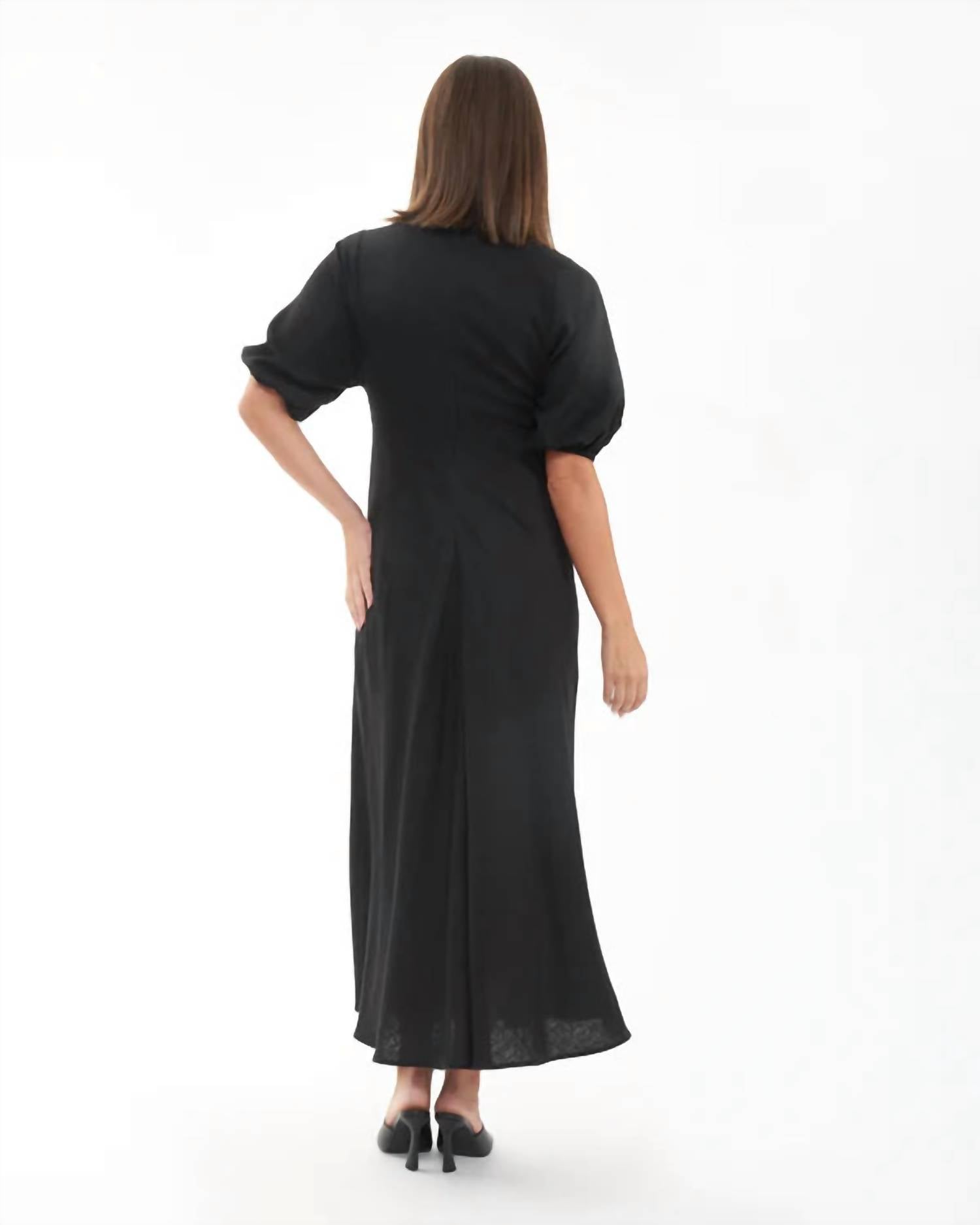 Ripe - Camille Tie Front Linen Dress
