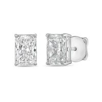 Diana M Jewels - Women's Radiant Lab-grown Diamond Stud Earrings (3.00 Tcw) - Signature
