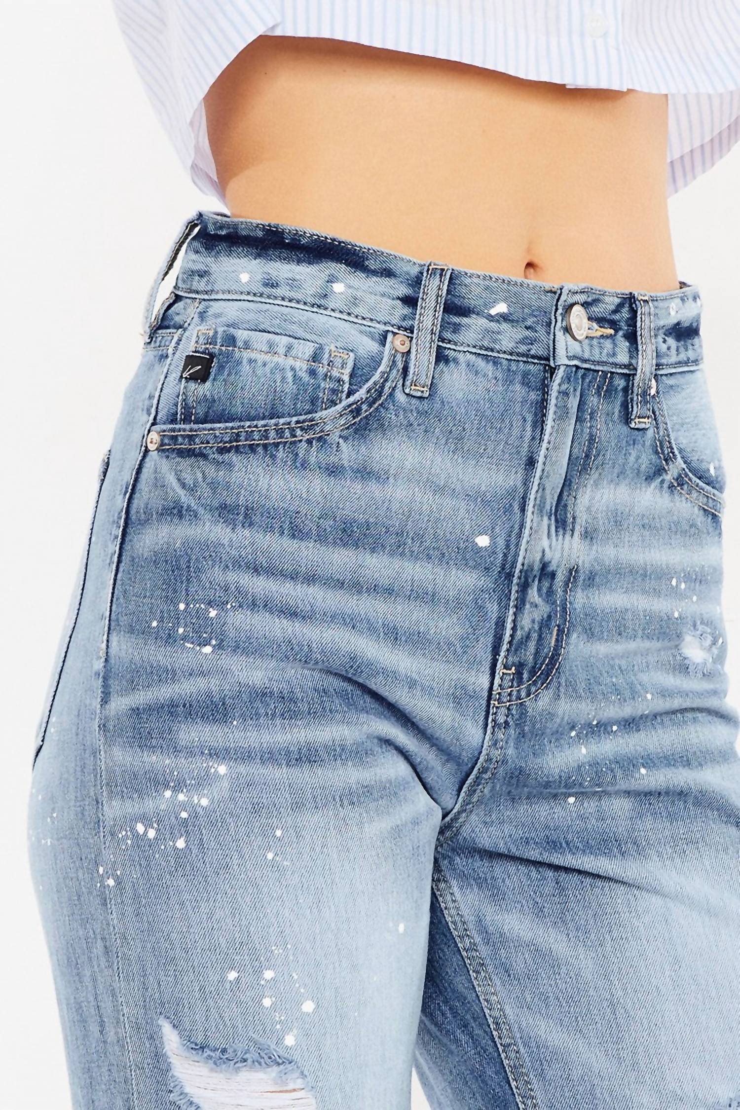 Kancan - Women's High Rise Slim Straight Jeans