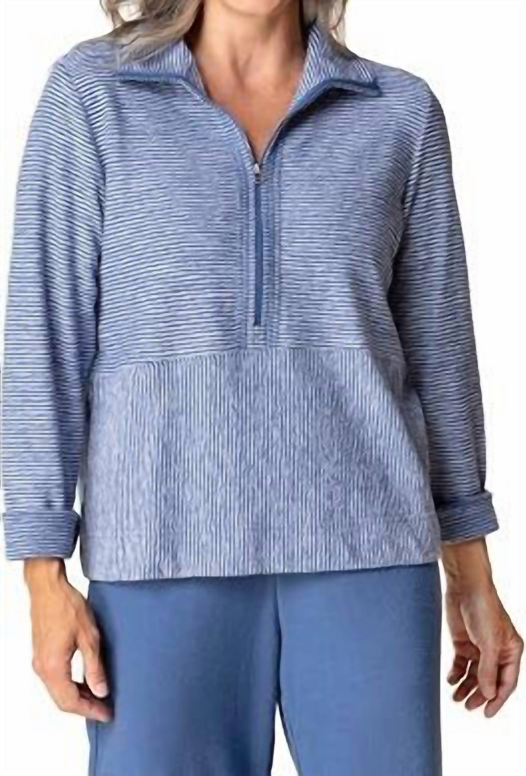 Habitat - Pasadena Stripe Sierra Top