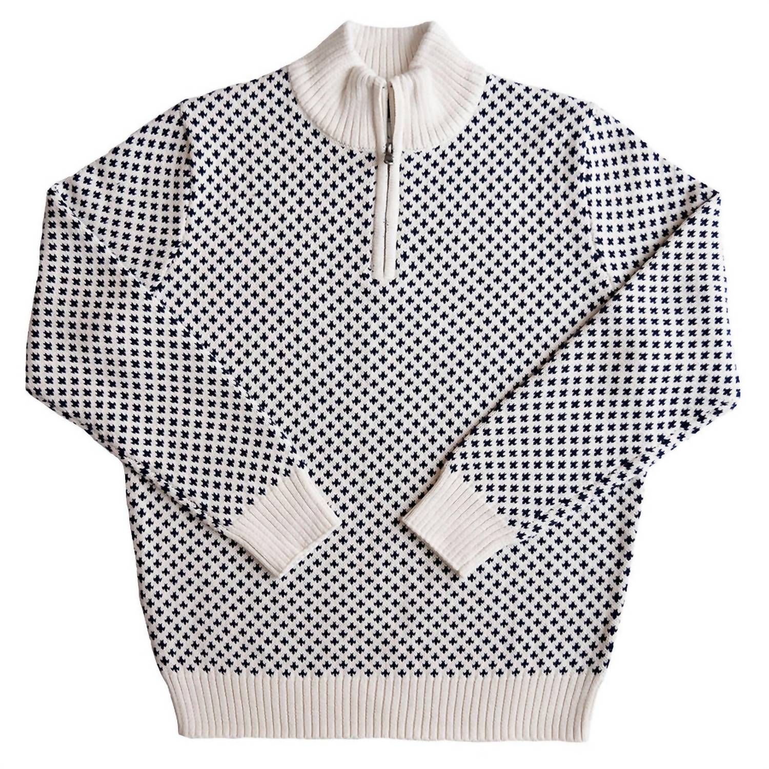Long Wharf Supply Co. - Men's Edgartown Seawell Quarter Zip Sweater