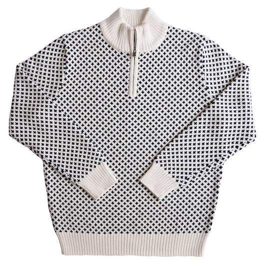 Long Wharf Supply Co. - Men's Edgartown Seawell Quarter Zip Sweater