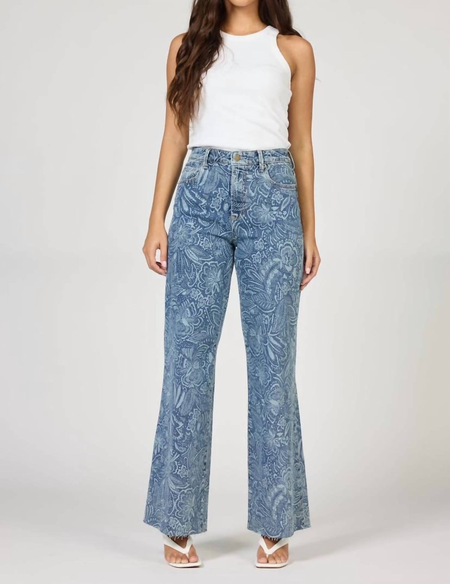 Dear John Denim - Fiona High Rise Wide Leg Jeans