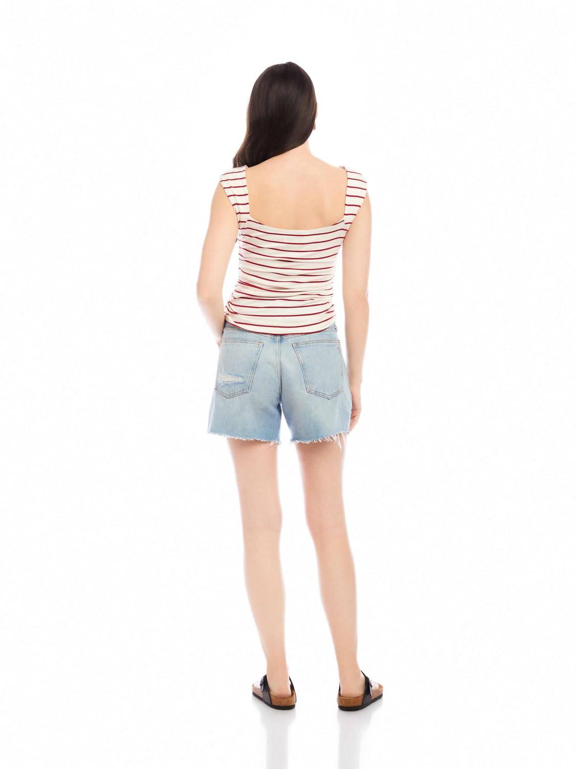 Fifteen Twenty - Tasha Side Shirred Top