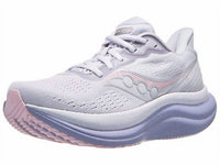 SAUCONY Women's Triumph 23 Sneaker in aster - women's sneaker - detail view
