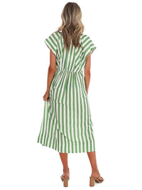 Umgee - Women's Hometown Honey Stripe Midi Dress