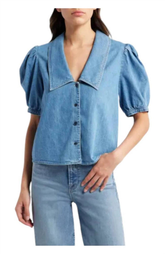 Frame - Denim Sailor Blouse