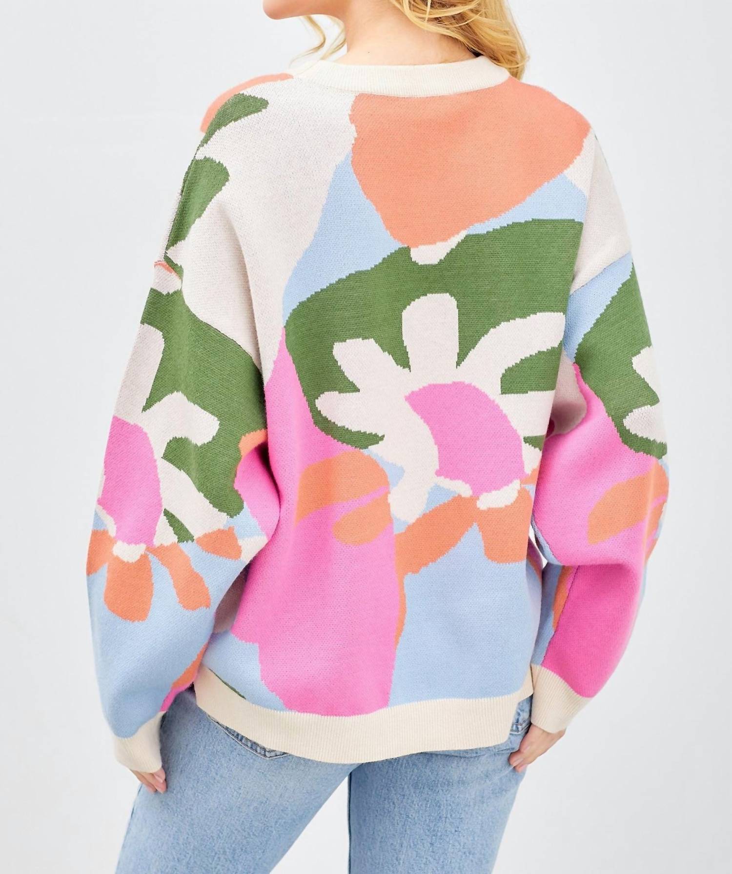 Polagram - Memories of Before Floral Sweater