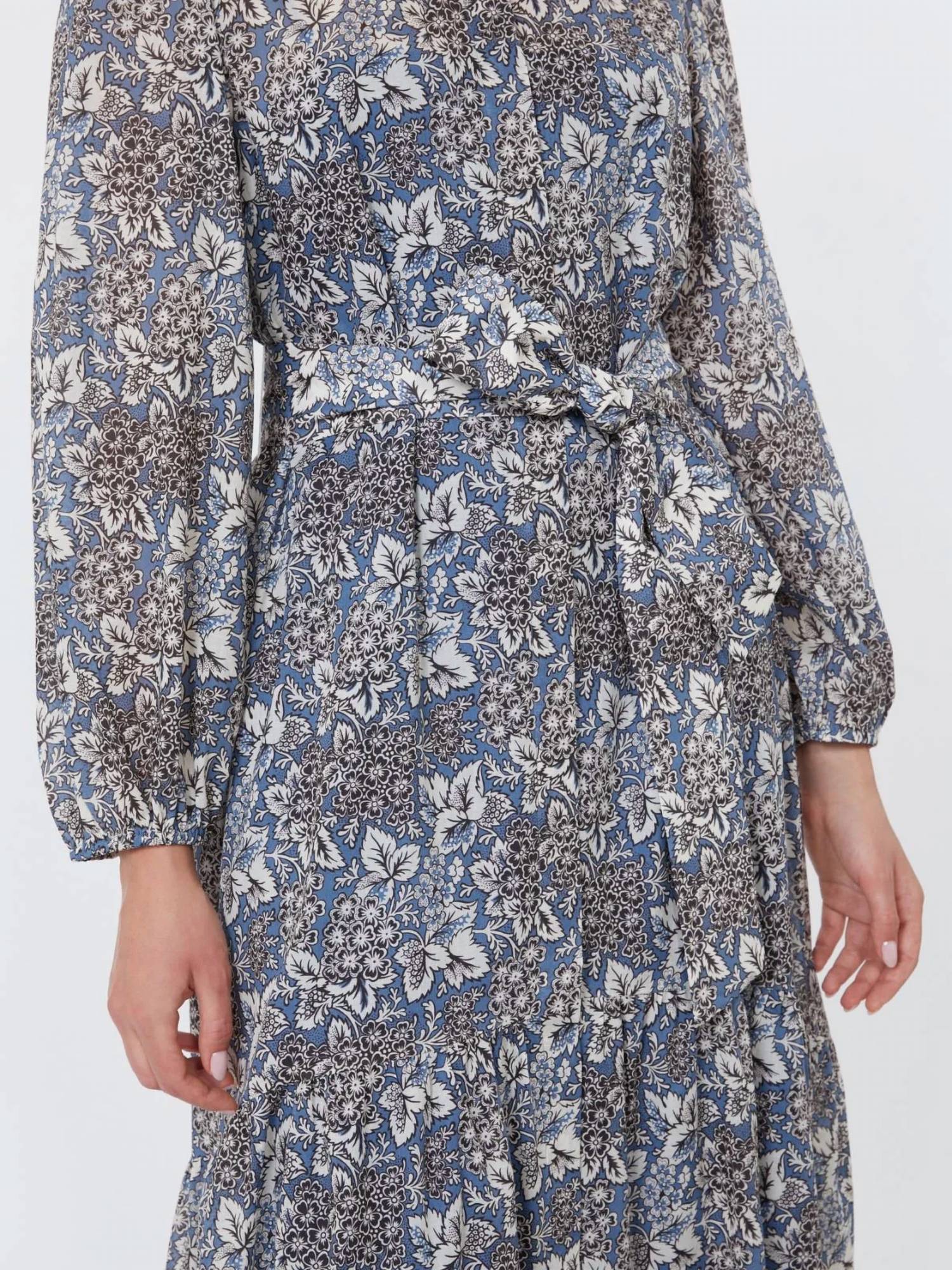 Weekend Max Mara - Voile Patterned Long Shirt Dress