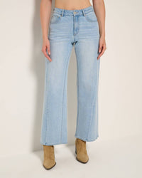 Seventy Eight And Sunny - Seamed Flare Denim Jeans