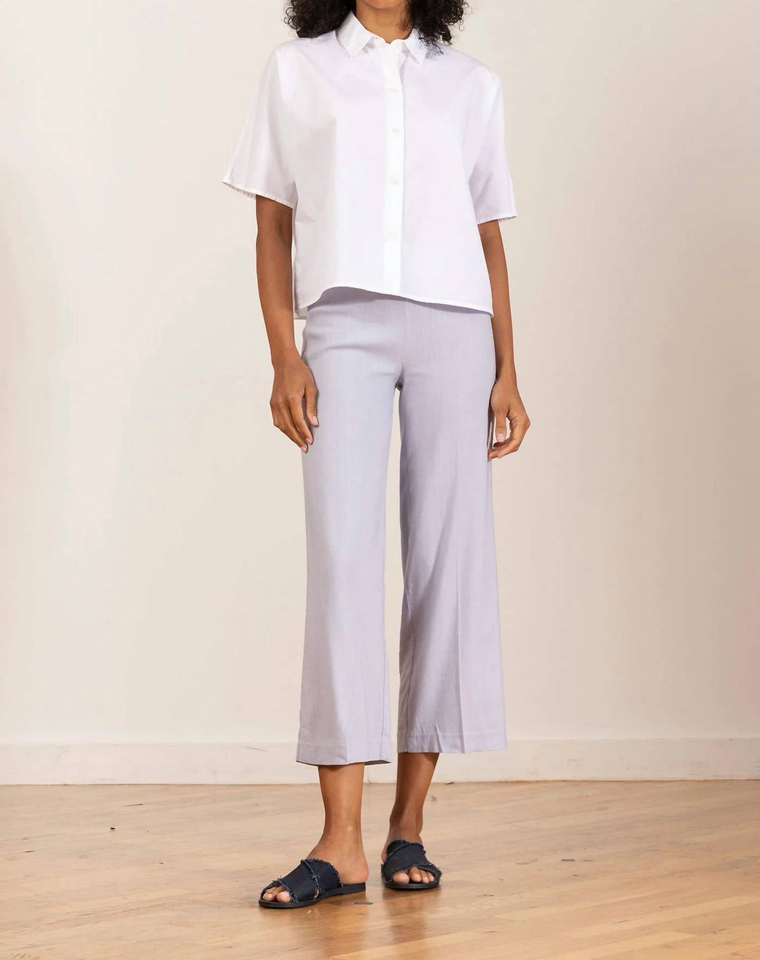 Avenue Montaigne - Alex Pull On Linen Pants