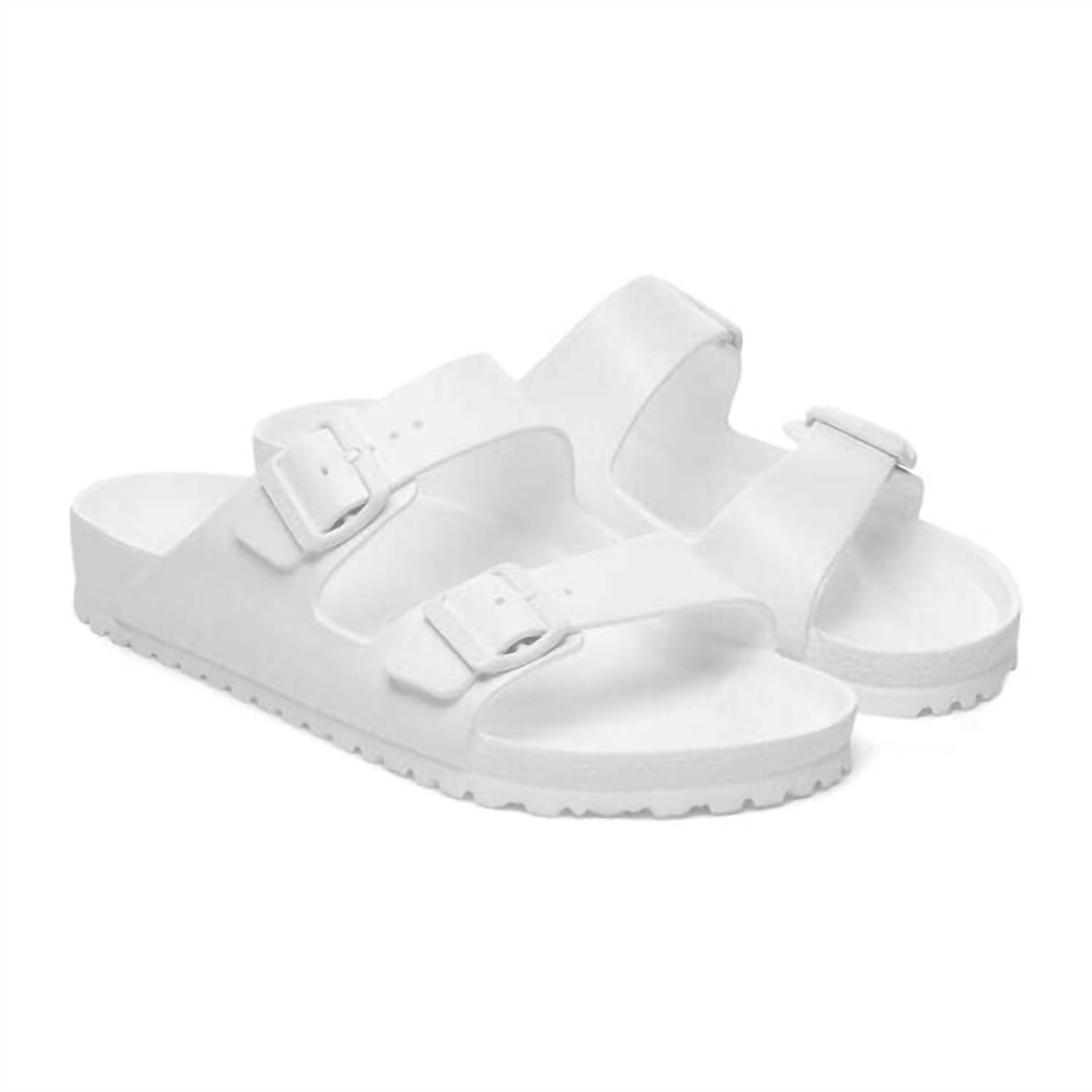 BIRKENSTOCK Women's Arizona Eva Sandal in white - women's shoe - alternate view
