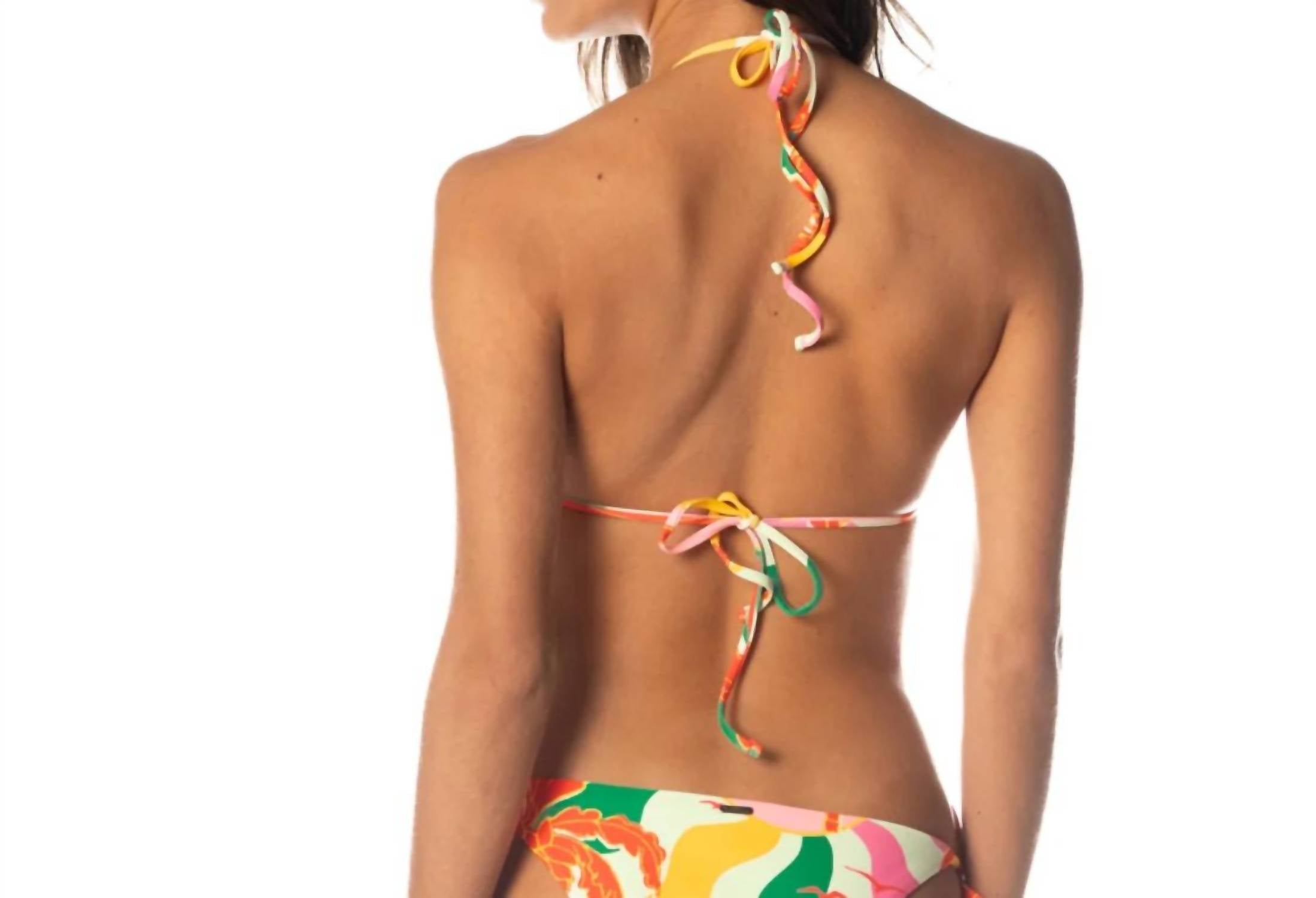 Maaji - Reversible Tropical Breeze Balmy Sliding Triangle Bikini Top