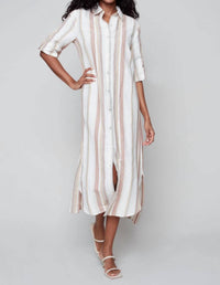 Charlie B - Verticle Stripe Duster Dress