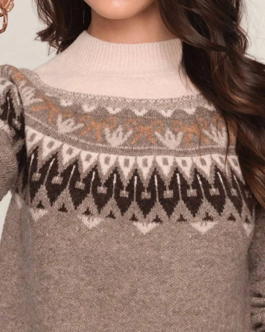 Heartloom - Wendy Mock Neck Sweater