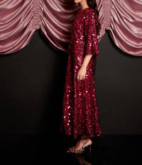 Sister Jane - Empire Sequin Midi Dress
