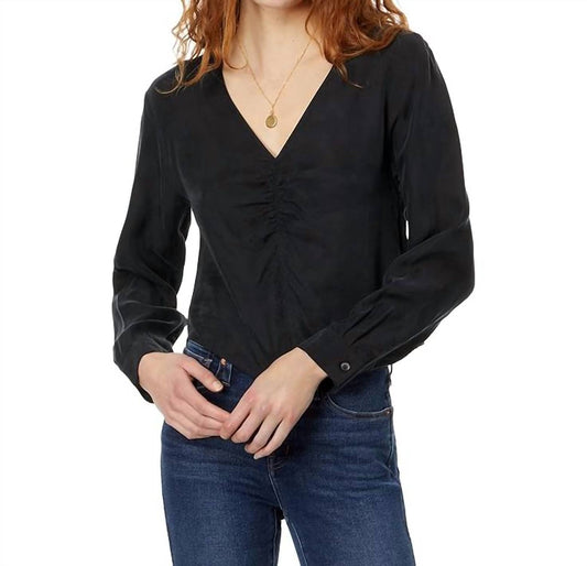 Madewell - Brushed Ruched-Front Top