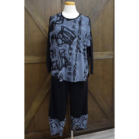 Inoah - Women's Print Ankle Pants