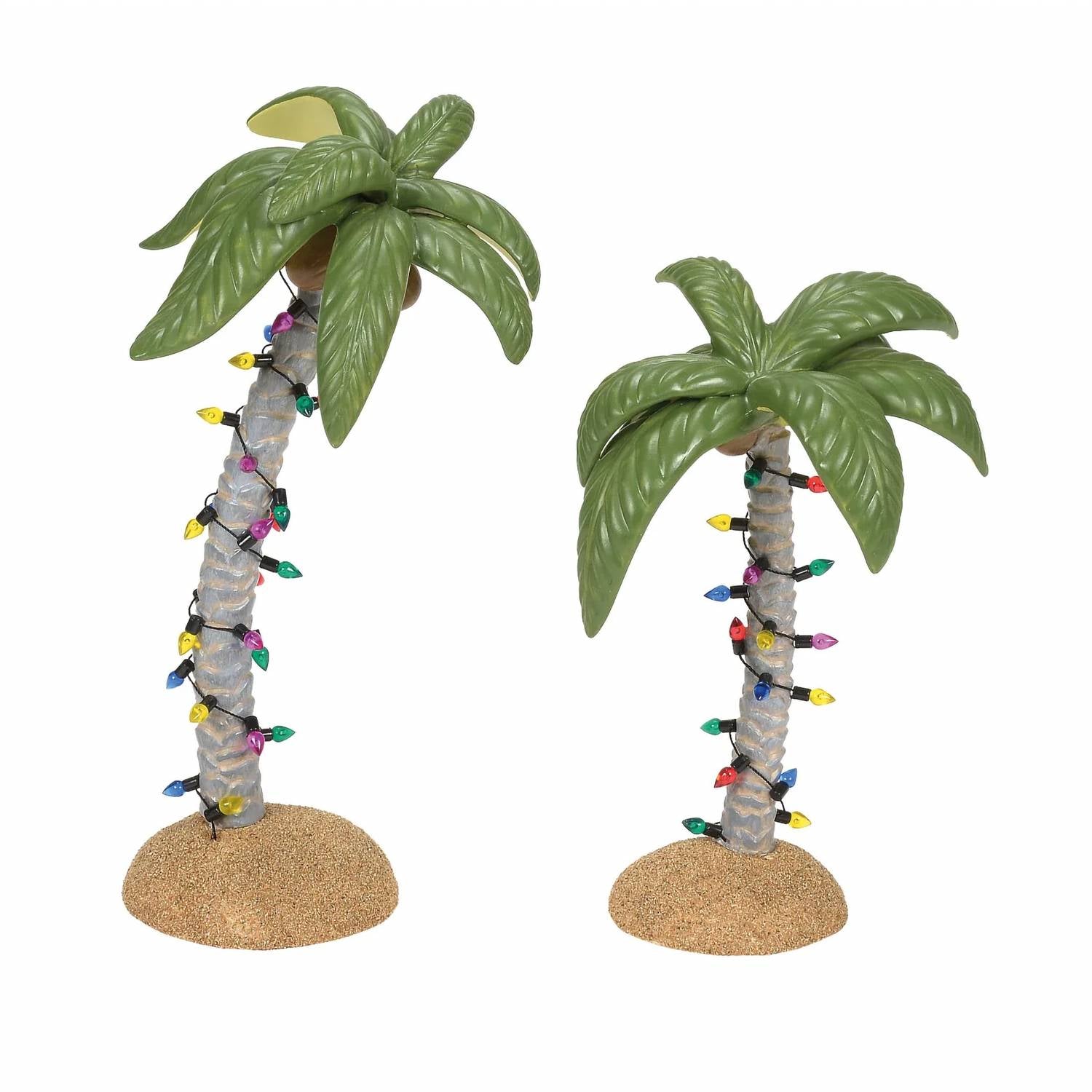 Department 56 - Christmas Palms Figurine - Set Of 2