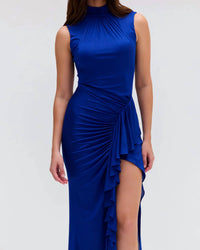 Patbo - Metallic Jersey Sleeveless Midi Dress