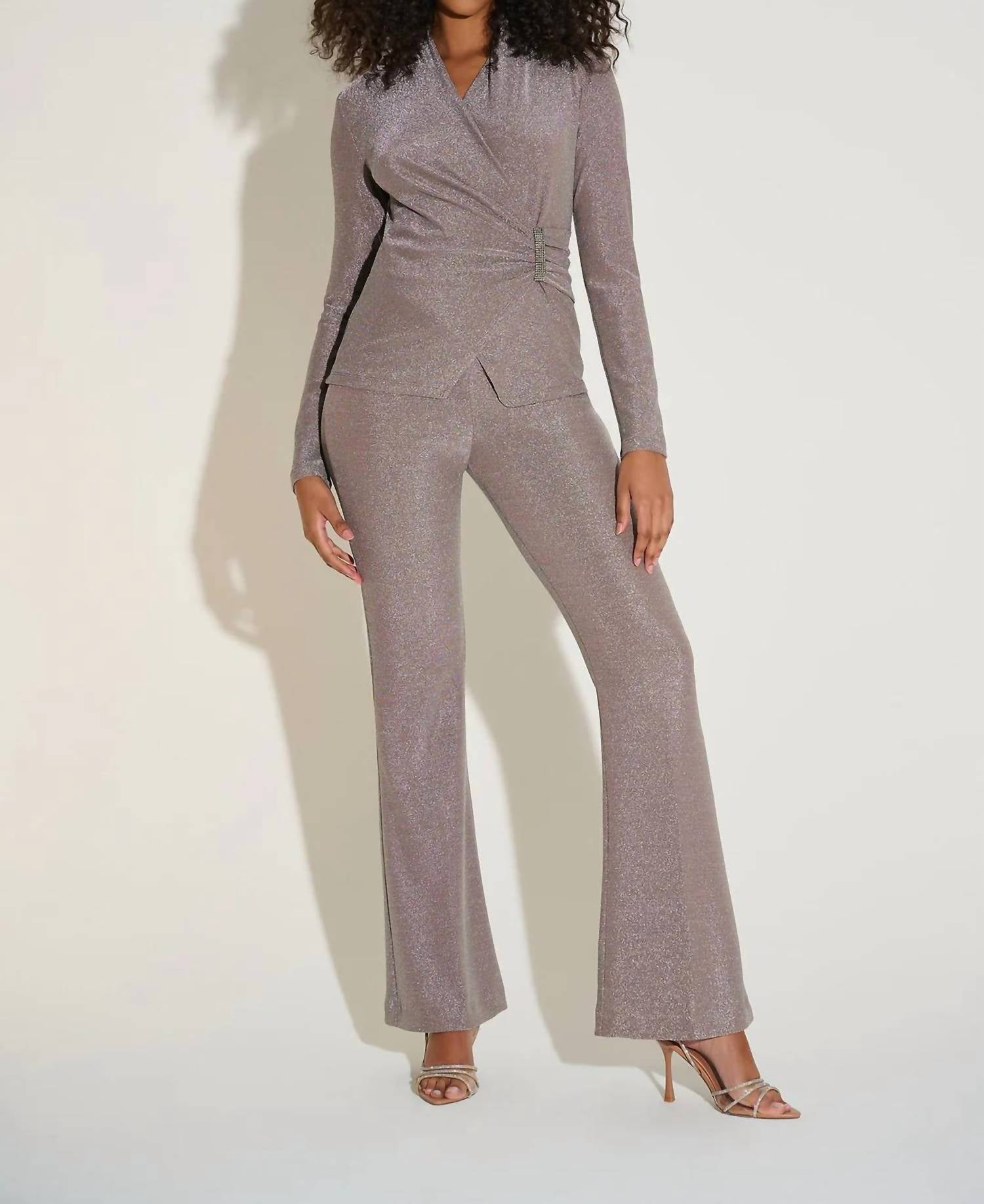 Joseph Ribkoff - V-neck Faux Wrap Top