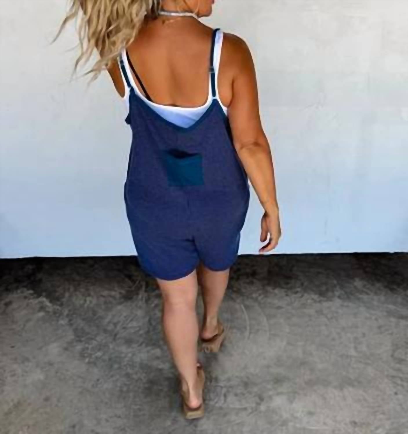Blakeley - Ribbed Romper Shorts