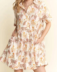Jade By Jane - Tiger Print Dress