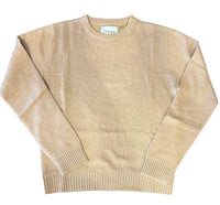 Jumper1234 Women's Lightweight Cashmere Crew Sweater in beige - women's sweater