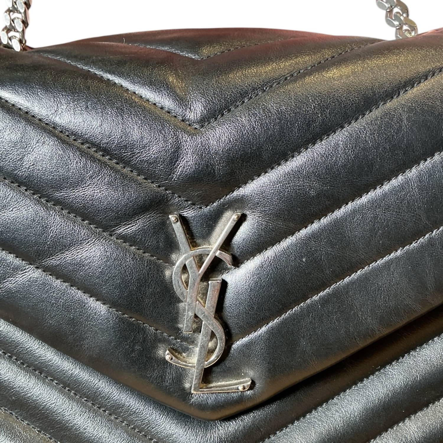 Saint Laurent - Women's Medium Loulou Matelasse Leather Shoulder Bag