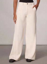 Rag & Bone Featherweight Tailored Wide Leg Sofie Jeans in sandstone - women's jeans