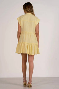 Elan - Capped Sleeve Mini Dress