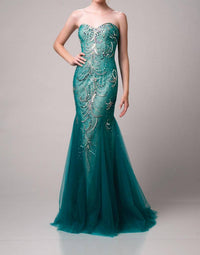 Karishma Creations - Strapless Maxi Mermaid Dress