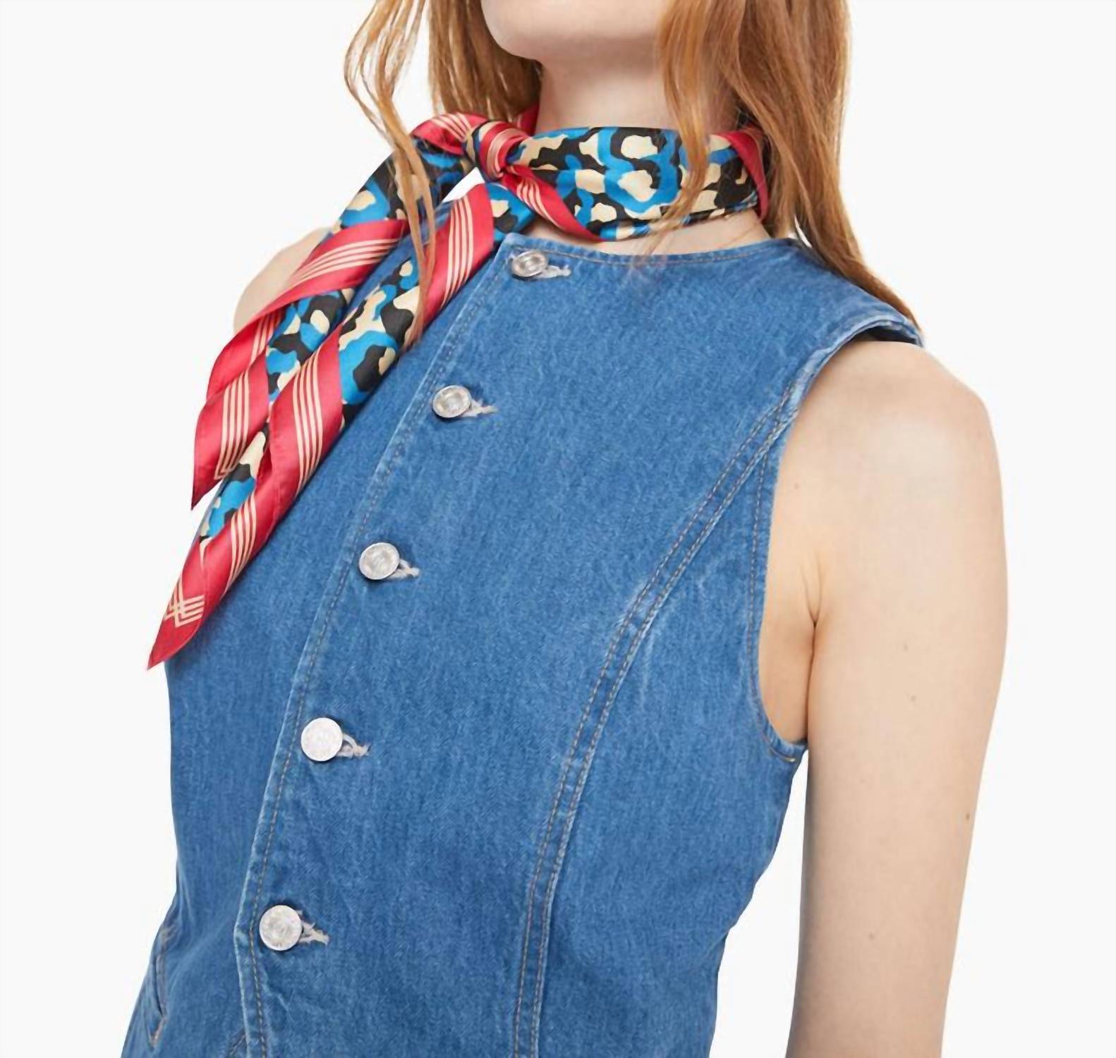 Mother The Vested Interest Vest in scoot this way - women's jacket - alternate view