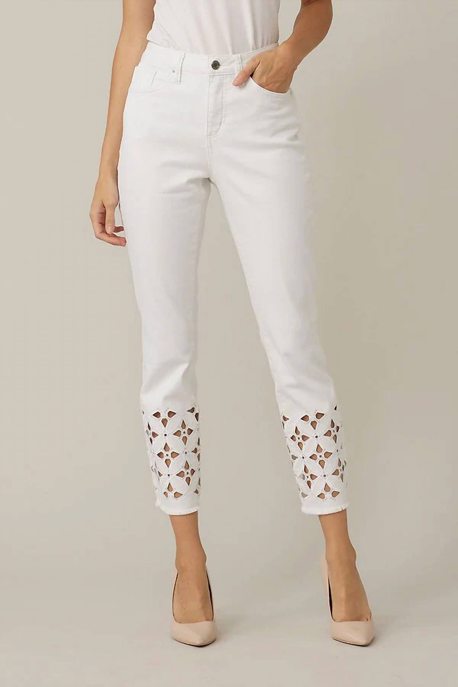 Joseph Ribkoff - Isla Sparkle Capri Jeans