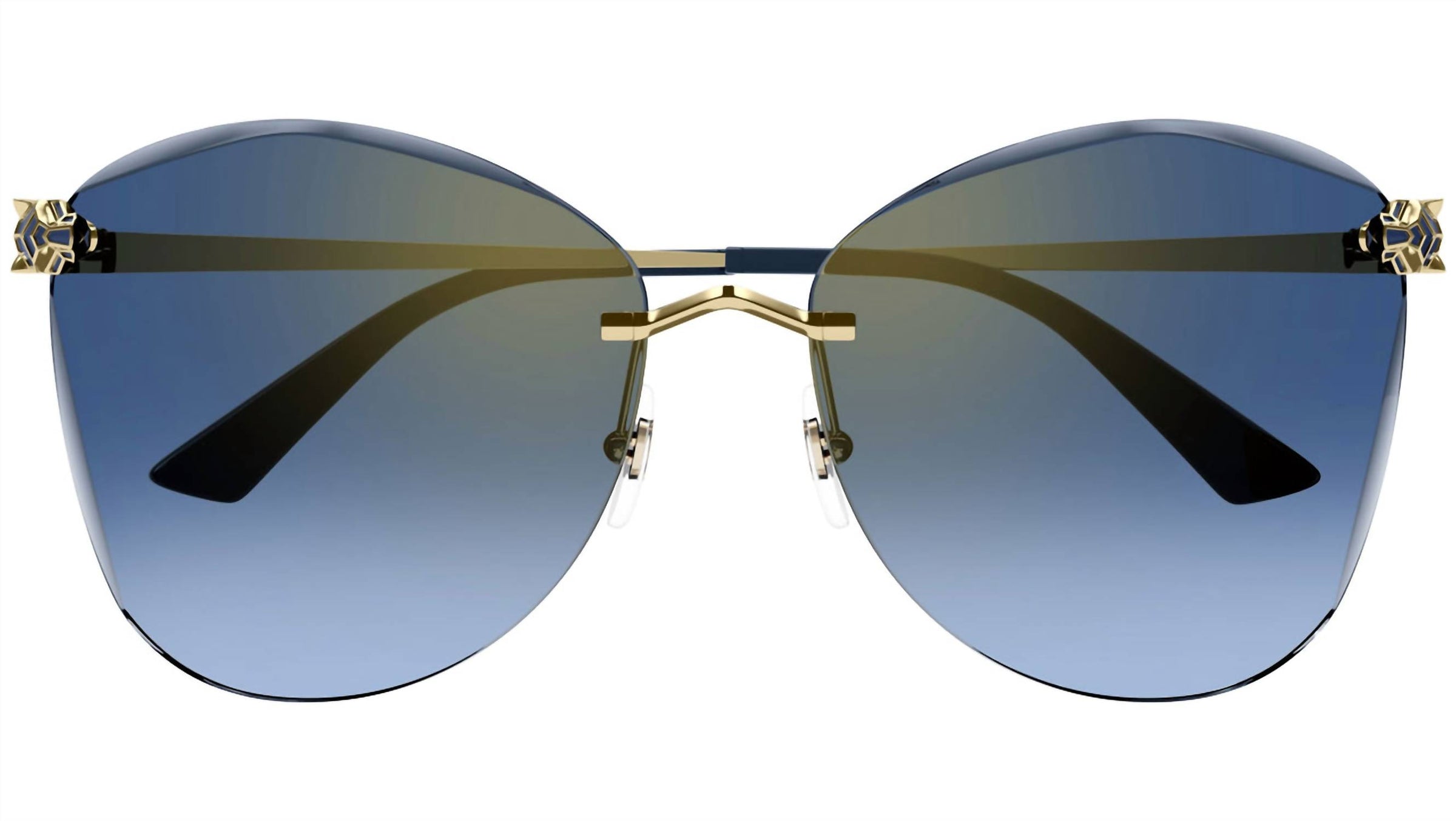 Cartier - Butterfly Non Polarized Sunglasses Ct0398s - 004