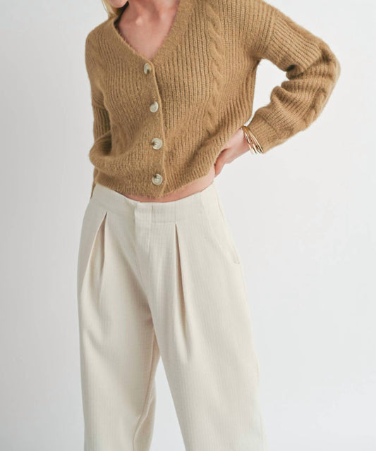 Sage The Label - Callie Cable Cardigan