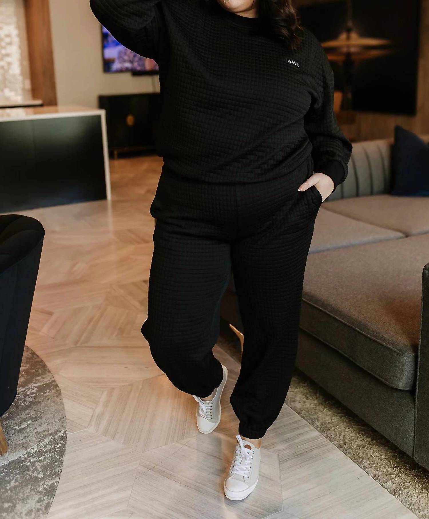 Ampersand Ave - Quilted Pullover Sweater