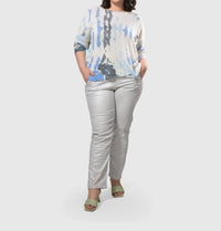 Alembika - Pinstripe Iconic Stretch Jeans