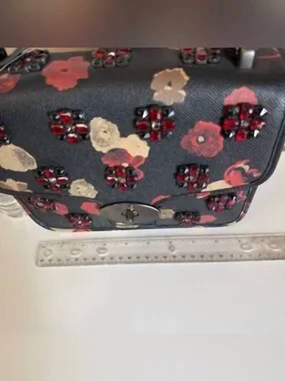 Coach - Women's Floral Jewel Page Crossbody Bag