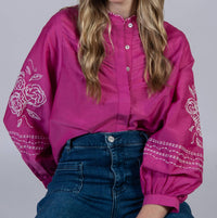 Cape Cove - Camellia Silk Cotton Blouse