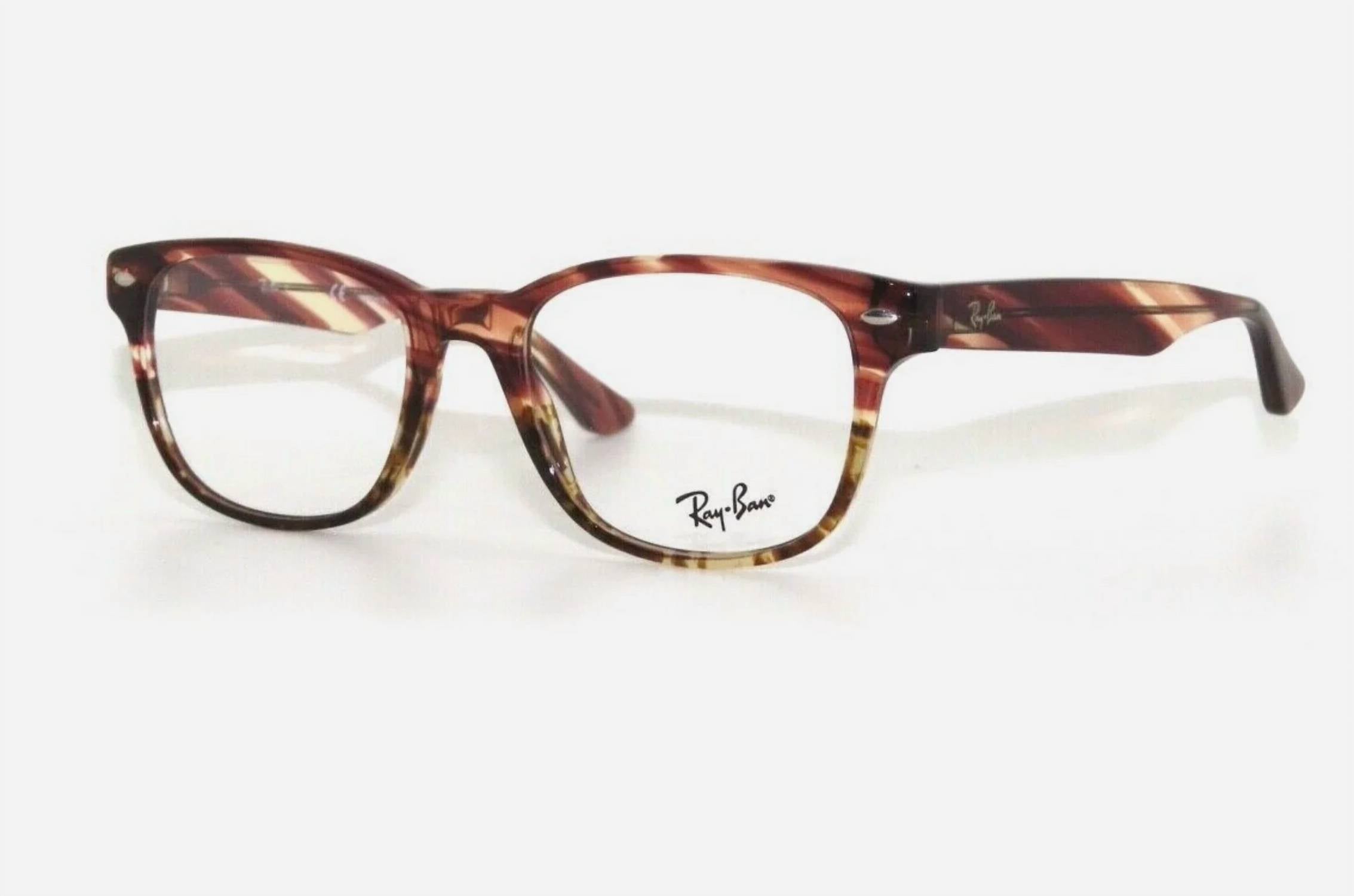 Ray Ban - Unisex Square Rectilinear Optical Frame Eyeglasses