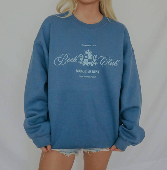 Friday + Saturday - Book Club Two-Tone Sweatshirt