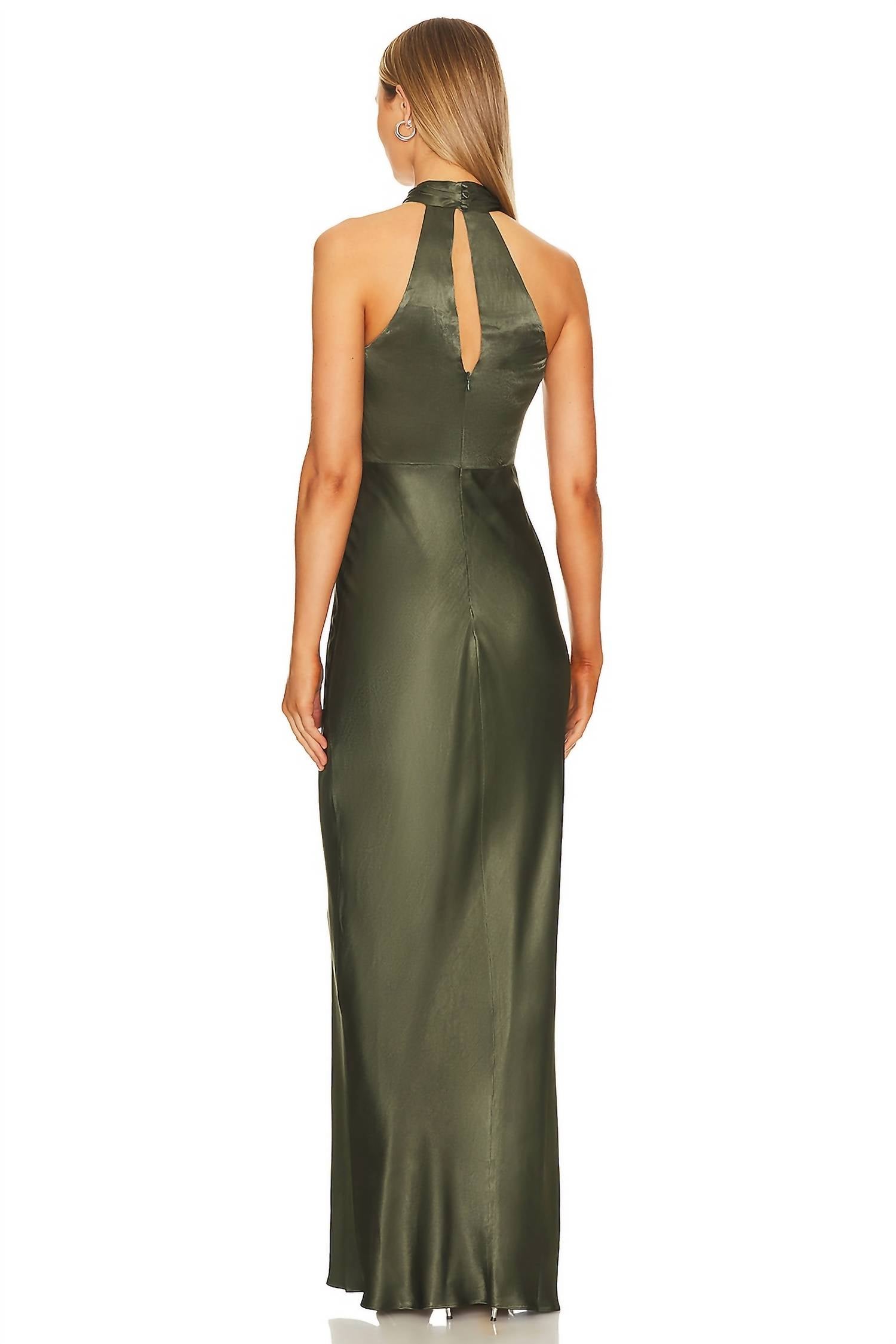 Shona Joy - La Lune High Neck Twist Maxi Dress