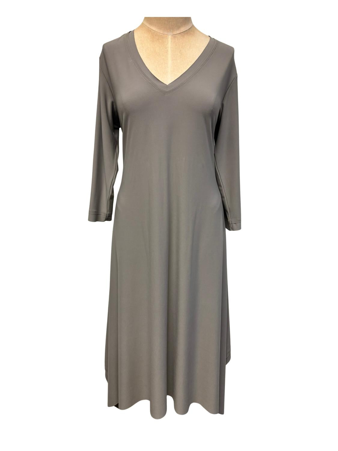 Sympli - Women's Splice V Neck Dress