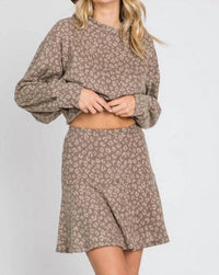 Geegee - Leopard Mini Skirt