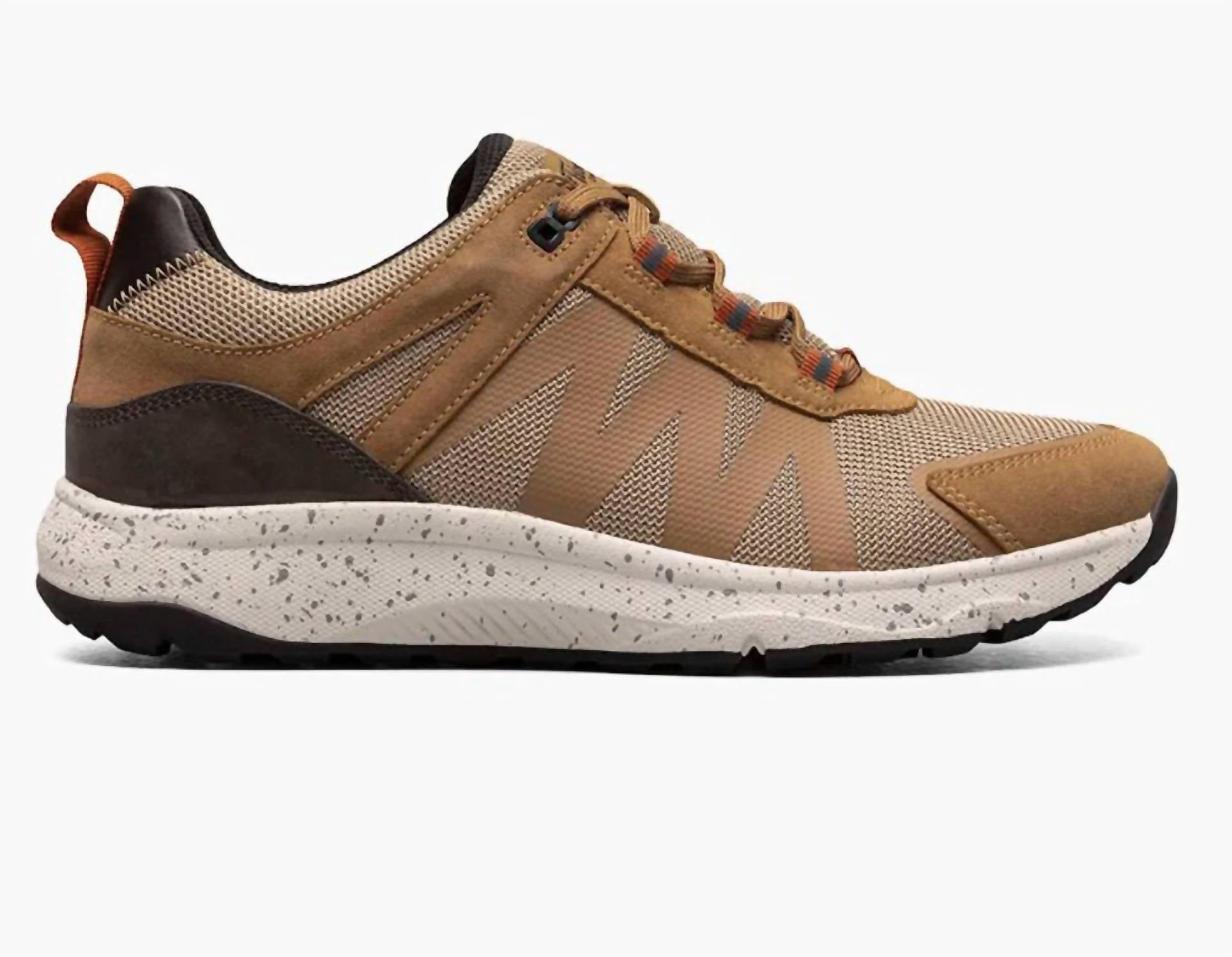 Florsheim Men's Tread Lite Mesh Sneakers in tan - men's sneaker - detail view