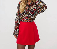 Esqualo - Birgitta Basic Waves Blouse