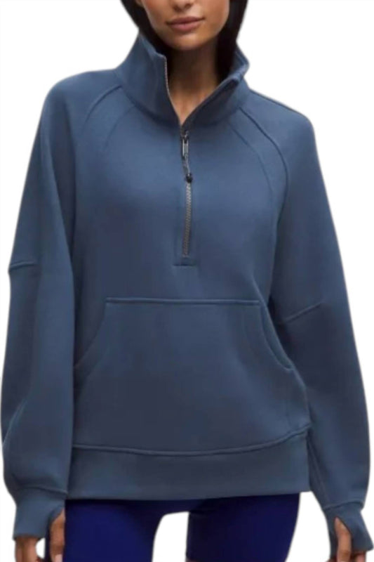 Lululemon - Scuba Oversized Funnel-neck Half Zip Long Sweater